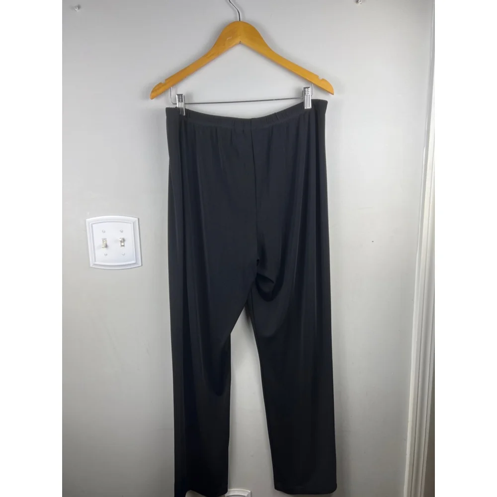 Chico's Easywear Flawless Pant Size 3 XL Regular Black Pull-On Stretch Travel Pa - Picture 4 of 5